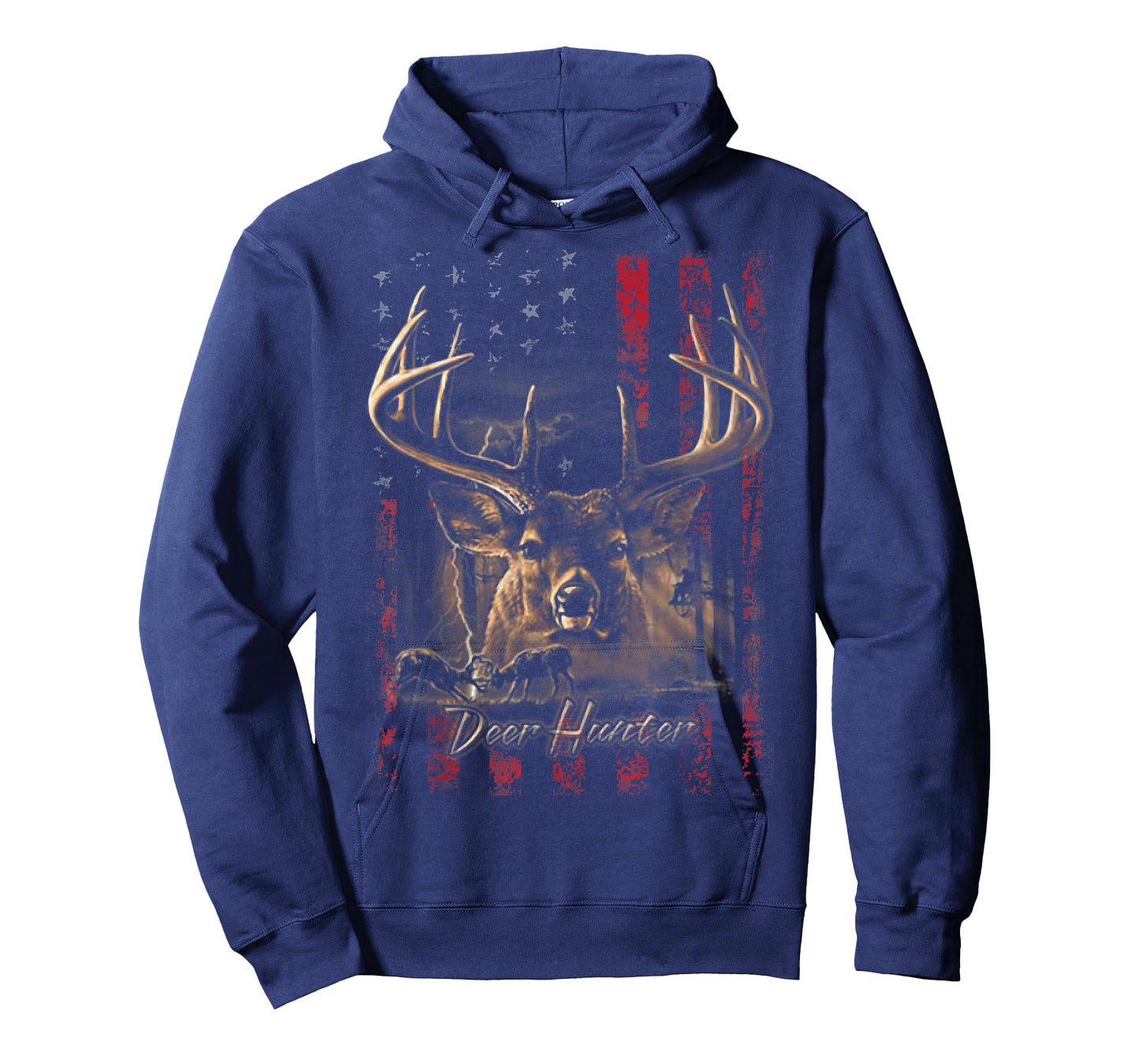 I Love USA American Flag and Deer Hunter T-Shirt T-Shirt