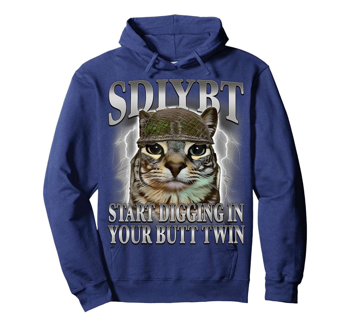 SDIYBT Start Digging in Your Butt Twin Cat Meme Funny T-Shirt