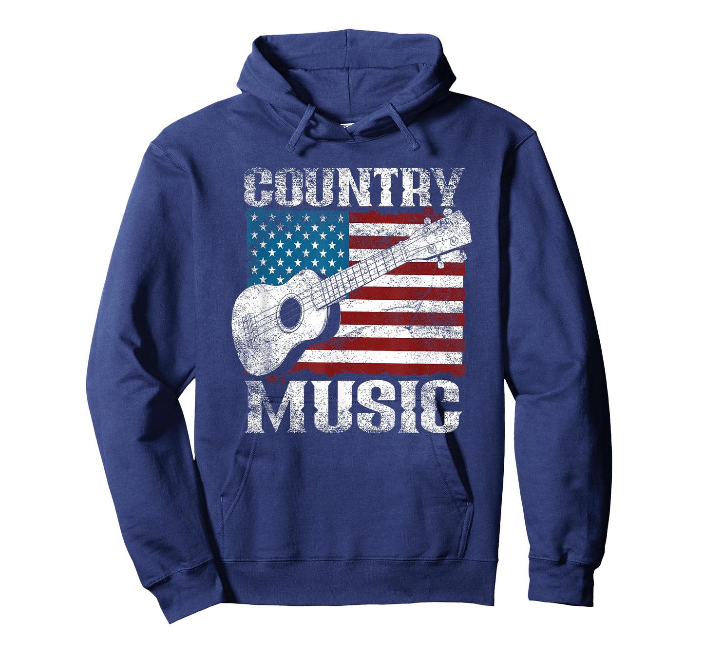 American Flag Guitar Player Funny Country Music Lover T-Shirt