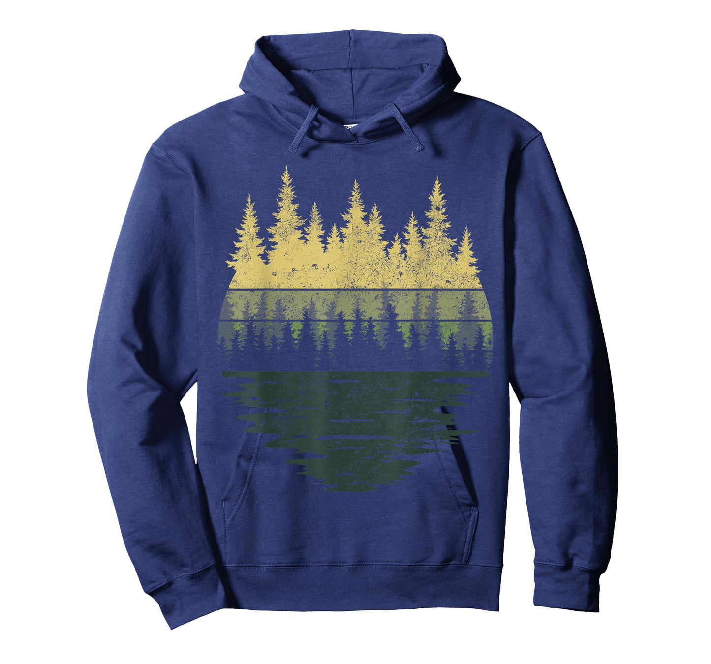 Vintage Graphic Tees Nature Outdoor Forest Trees Mens Art T-Shirt