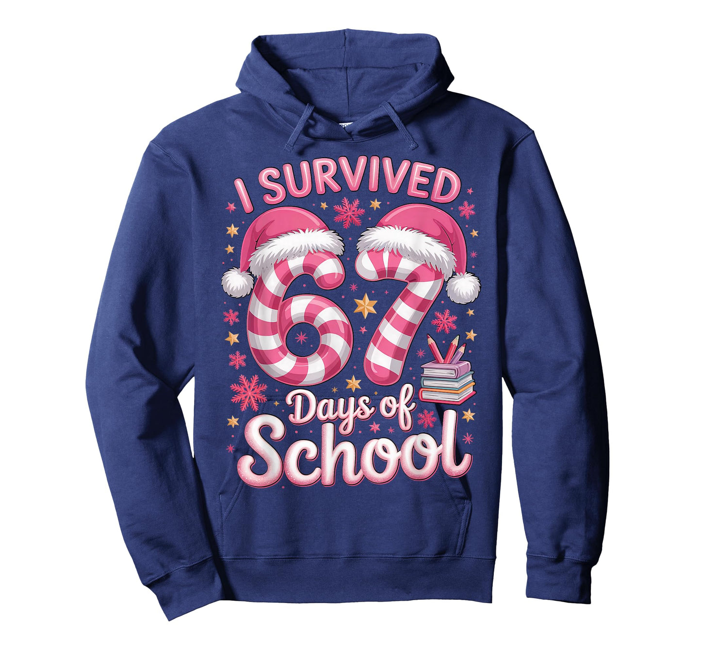 I Survived 67 Days of School - Funny Teachers Students Girls T-Shirt