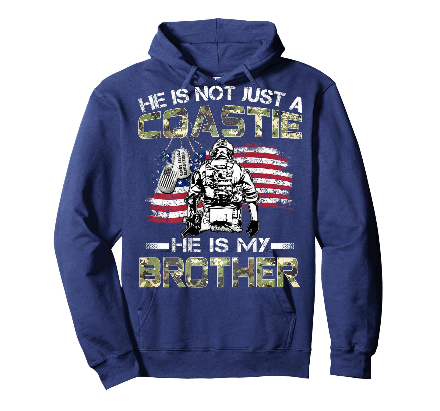 He Is Not Just A Coastie He Is My Brother Proud Coast Guard T-Shirt