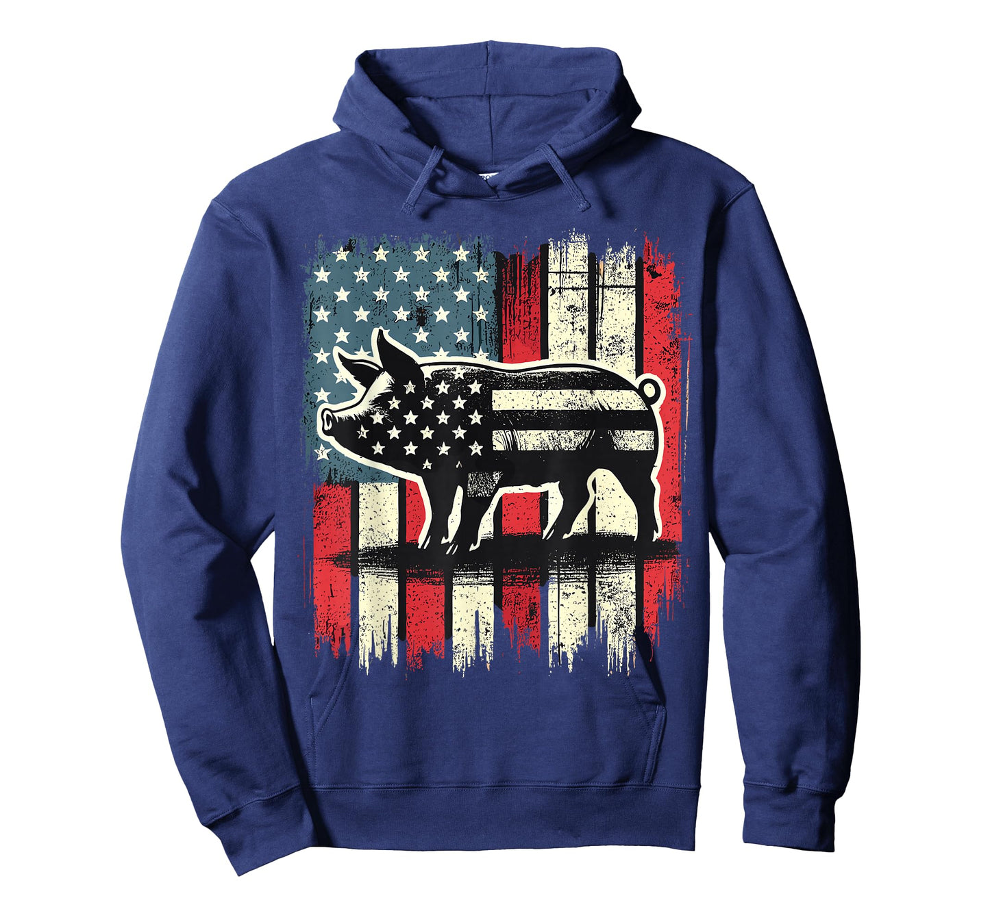 American Flag Pig Lover 4th of July T-Shirt