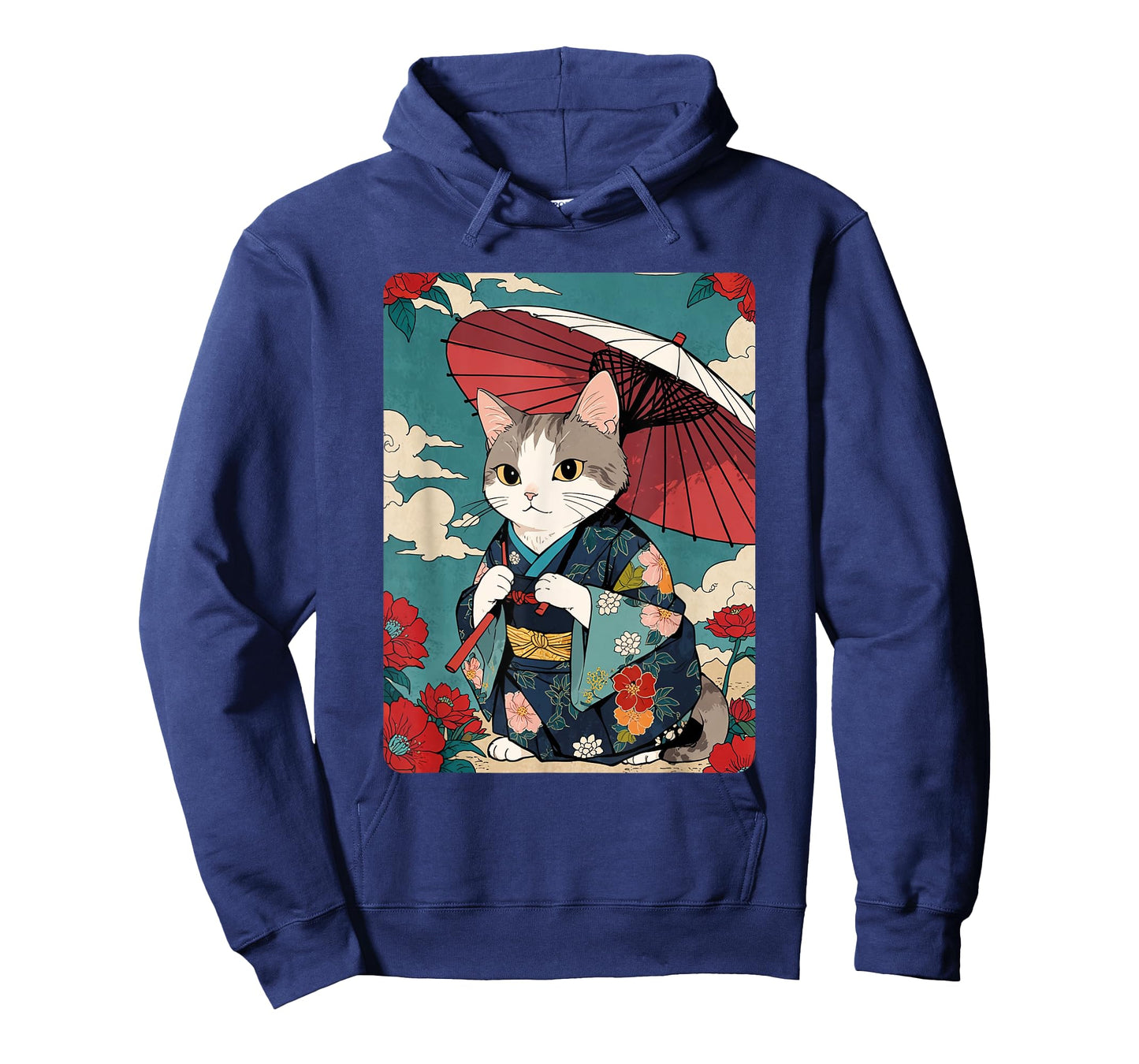 Cute Geisha Cat Japanese Cat Retro Neko Vintage Art Ukiyo-e Men Women Girls Kids T-Shirt