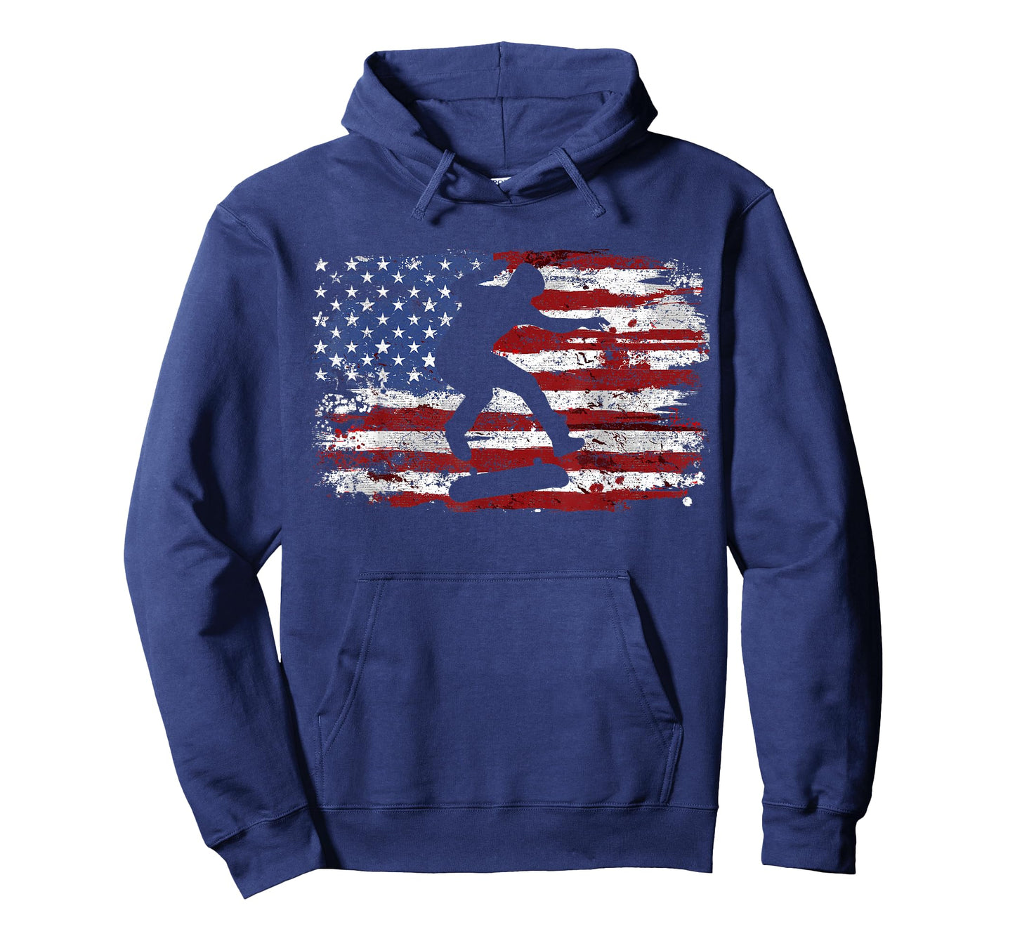 Skateboard Vintage USA Flag T-Shirt