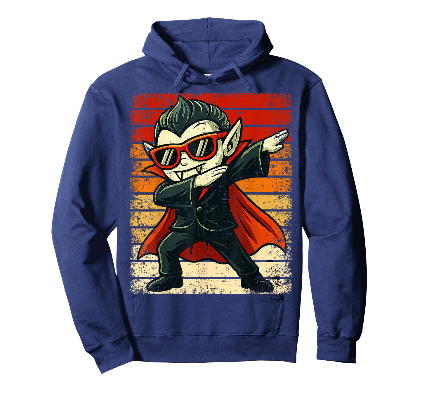Dabbing Hipster Vampire Halloween Men Kids Boy Funny Vampire T-Shirt