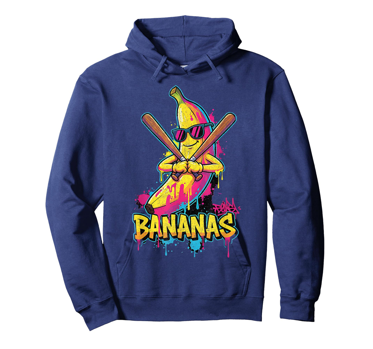 Baseball Banana Graffiti Urban Funny for Kids T-Shirt
