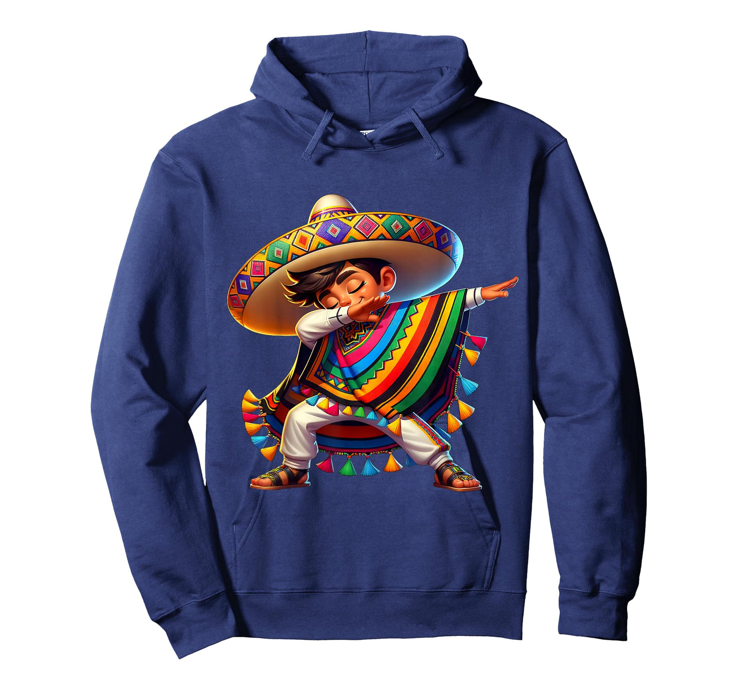 Mexican Boy Dabbing Poncho Cinco de Mayo T-Shirt