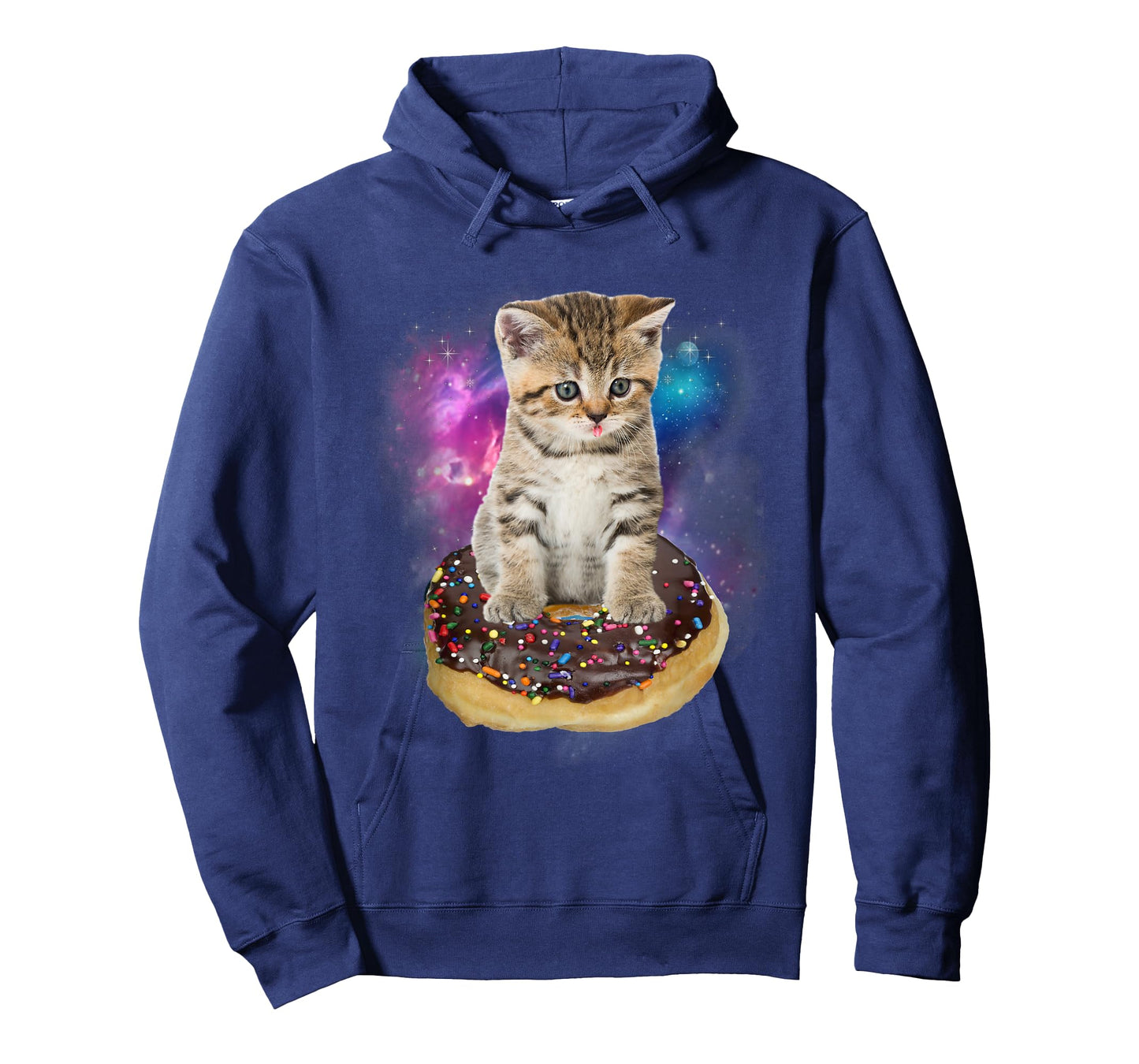 Space Donut Cat Shirt | Flying Kitty Galaxy T Shirt T-Shirt for Men Women Kids