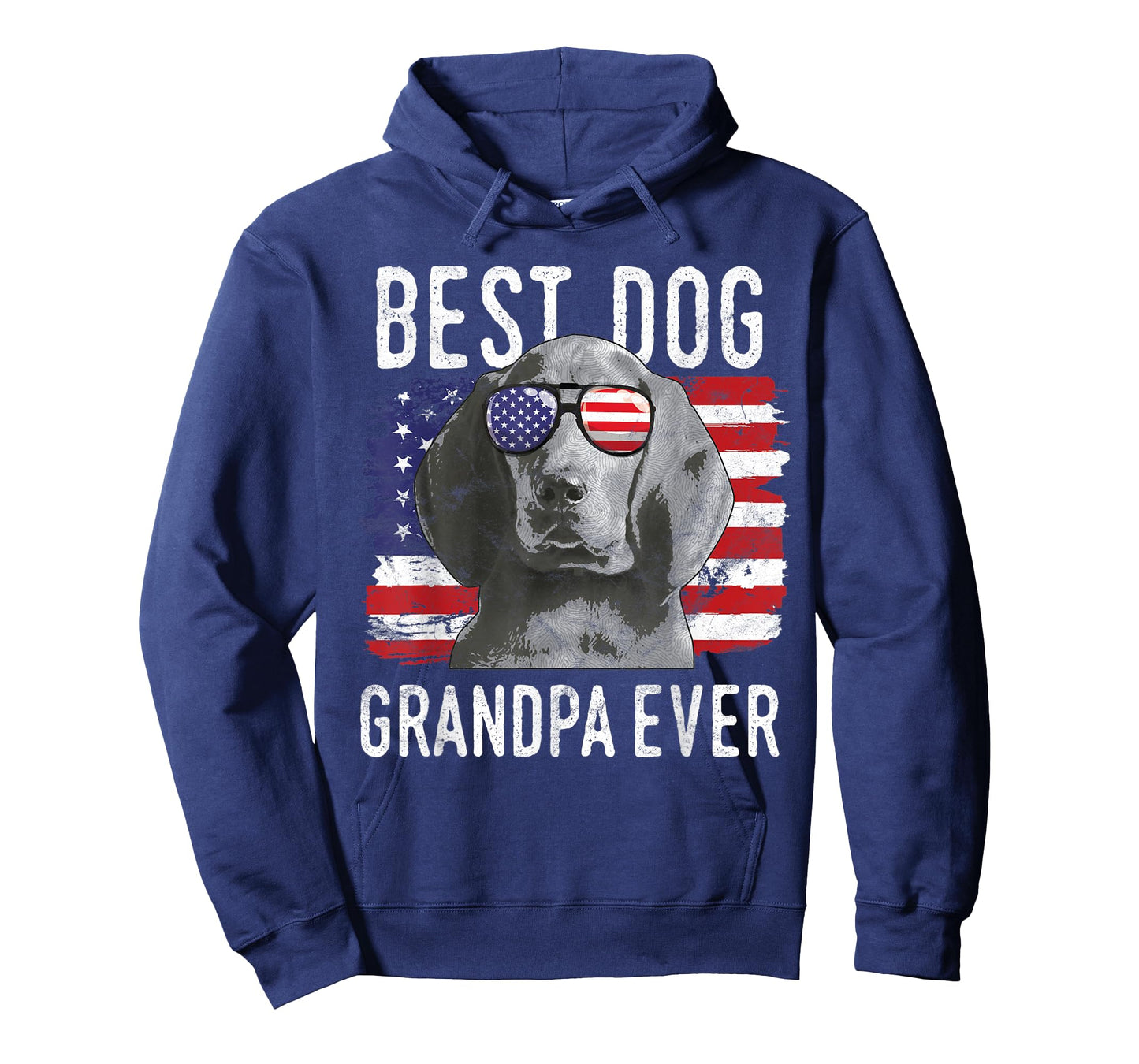 American Flag Best Dog Grandpa Ever Redbone Coonhounds USA Men Women T-Shirt
