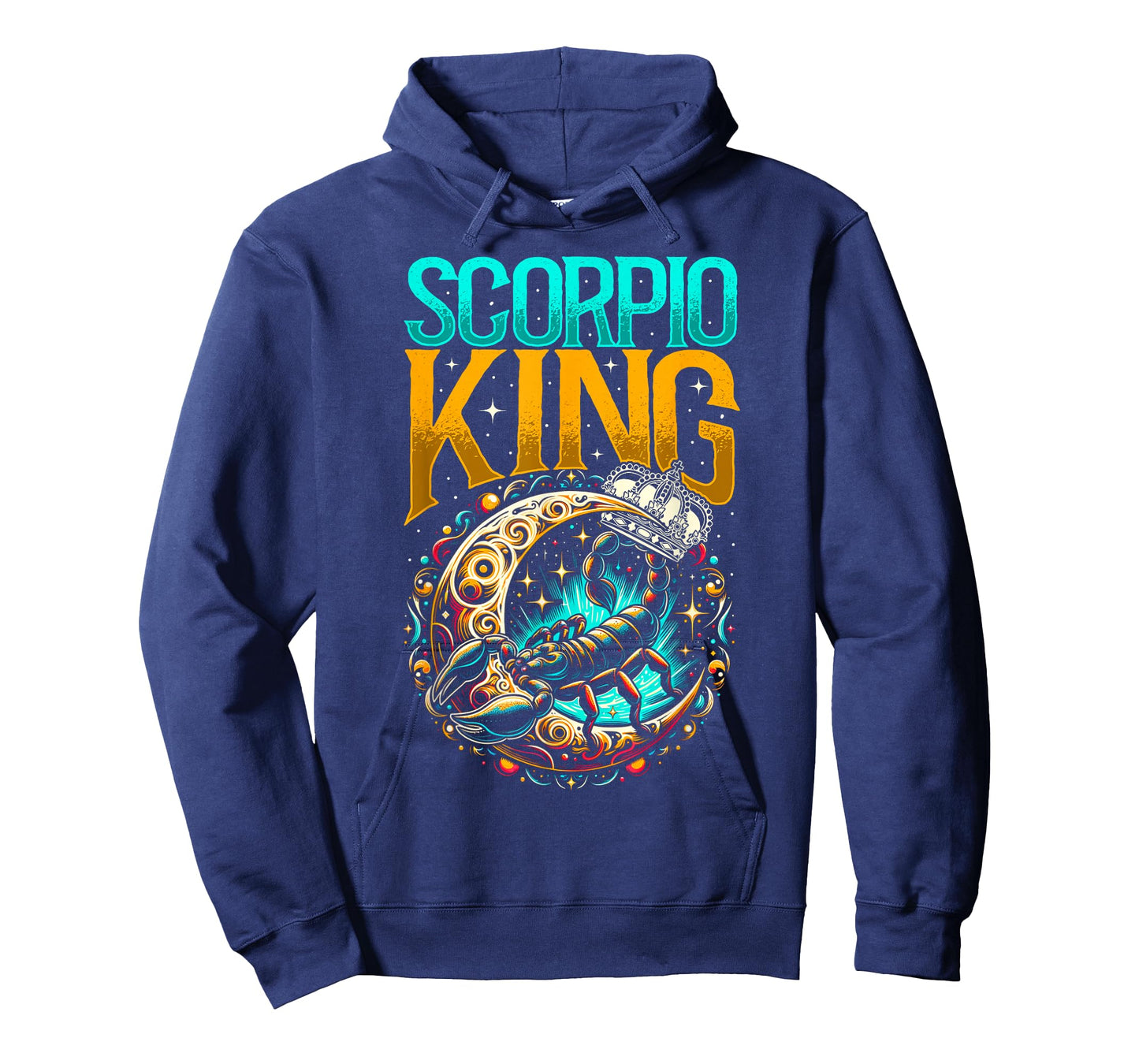 Scorpio Zodiac Sign Moon Astrology Star Sign, Scorpio King T-Shirt