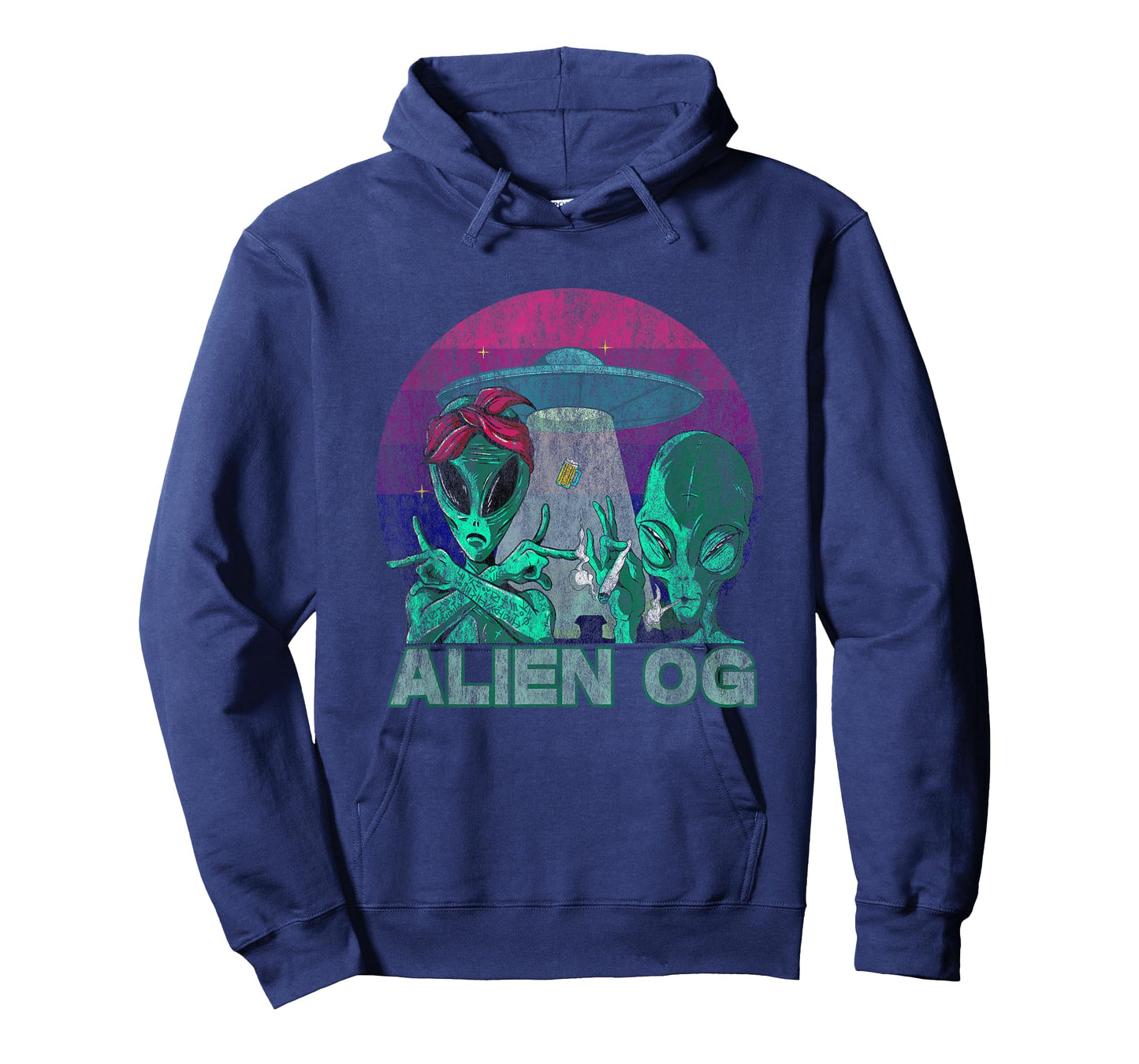 Alien OG Cannabis Weed Strain Stoner Design T-Shirt
