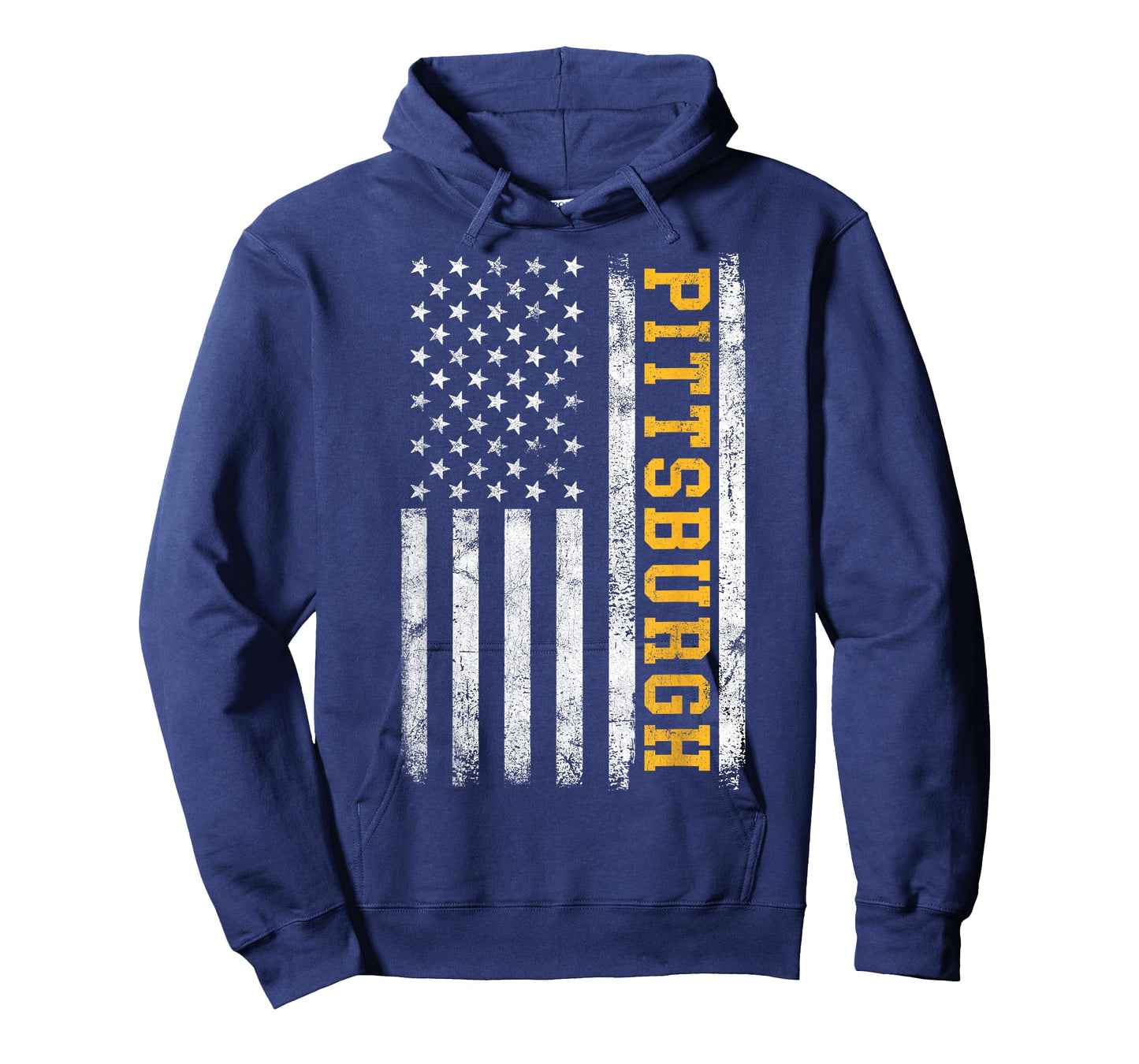 Pittsburgh Vintage Man Woman Kids US Flag Retro T-Shirt