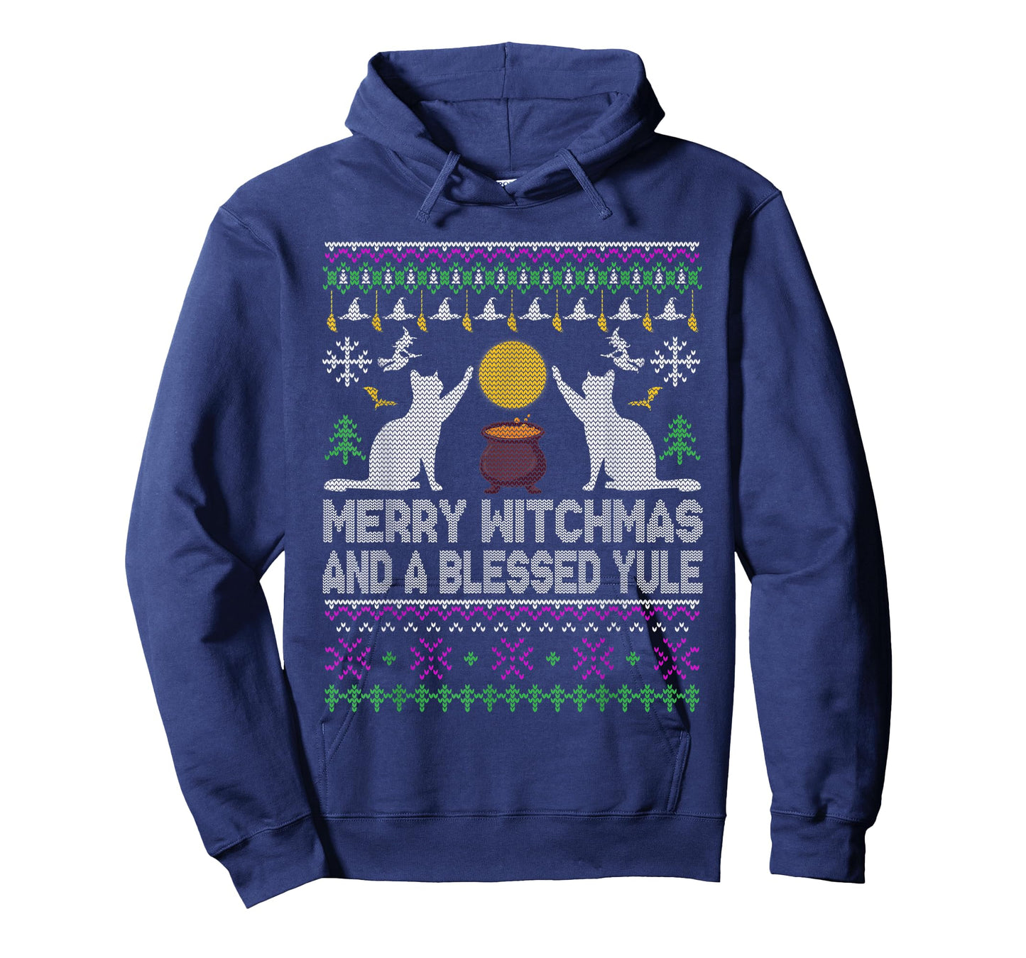 Merry Witchmas Cat Lover Ugly Christmas Sweaters T-Shirt