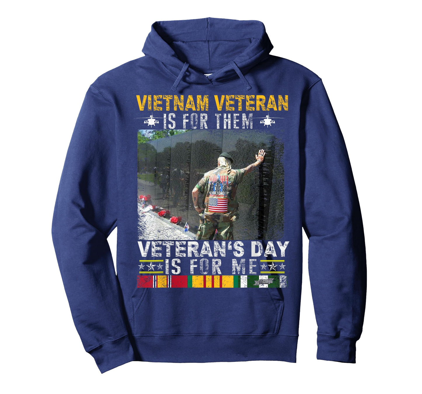 Vietnam Veteran US Flag Gifts | Vietnam War Vet Veteran Wall T-Shirt