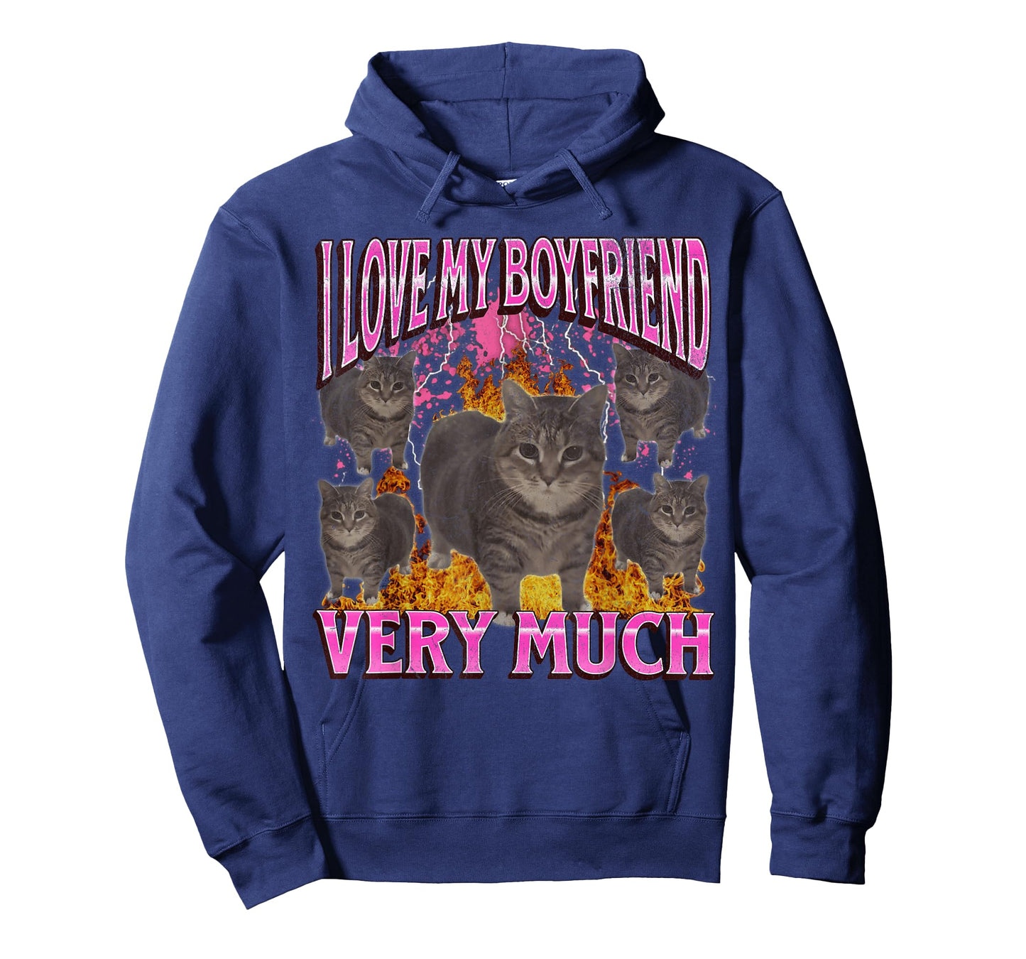 My Boyfriend Funny Oia Oia Cat Meme Bootleg Graphic T-Shirt