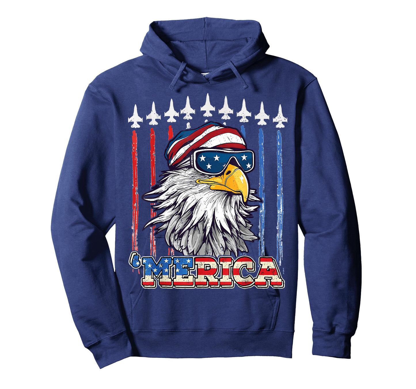 Merica 4th of july Eagle mullet USA flag Patriotic Eagle T-Shirt
