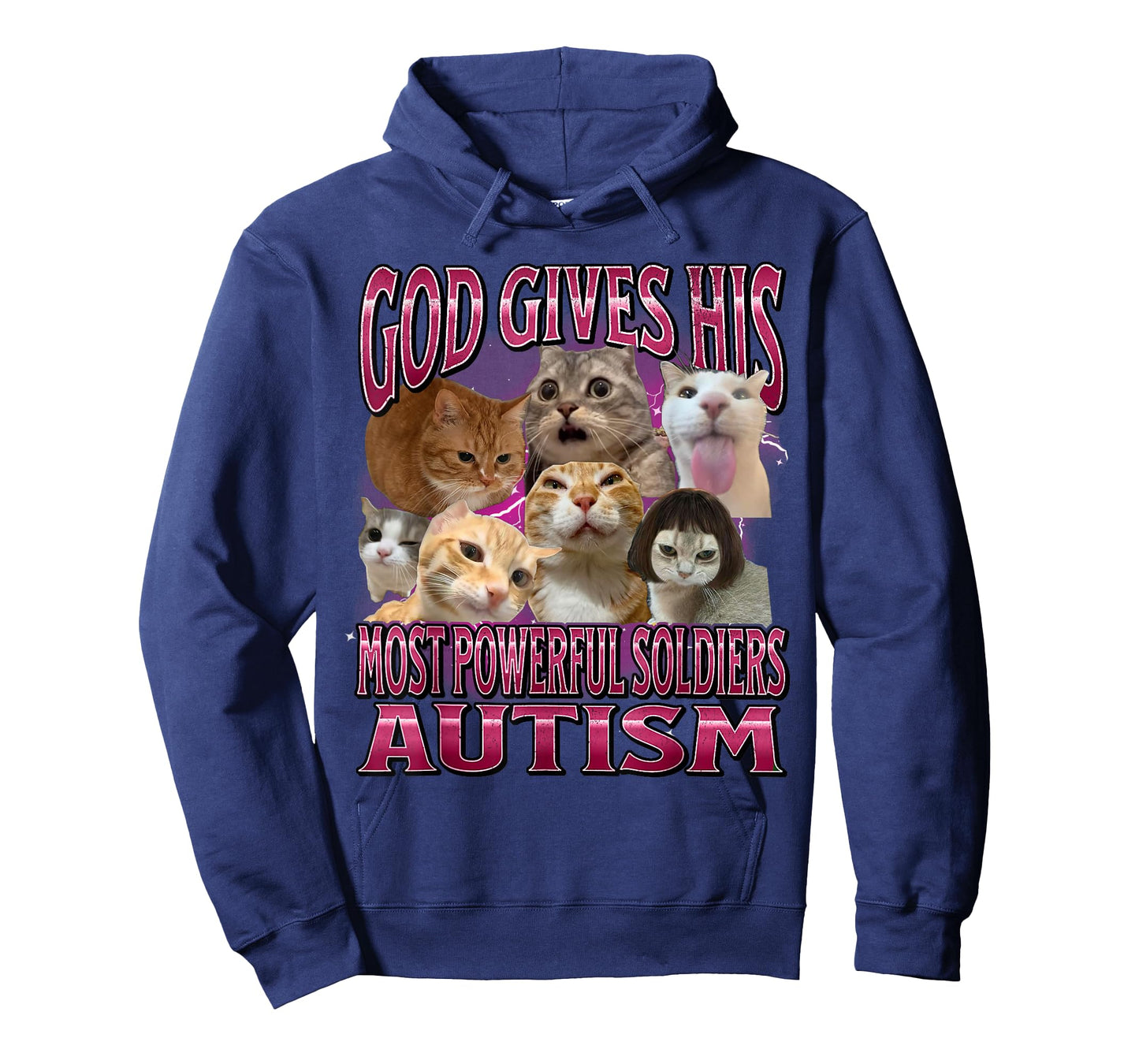 God Gives Autism To His Strongest Soldiers Cat Meme T-Shirt