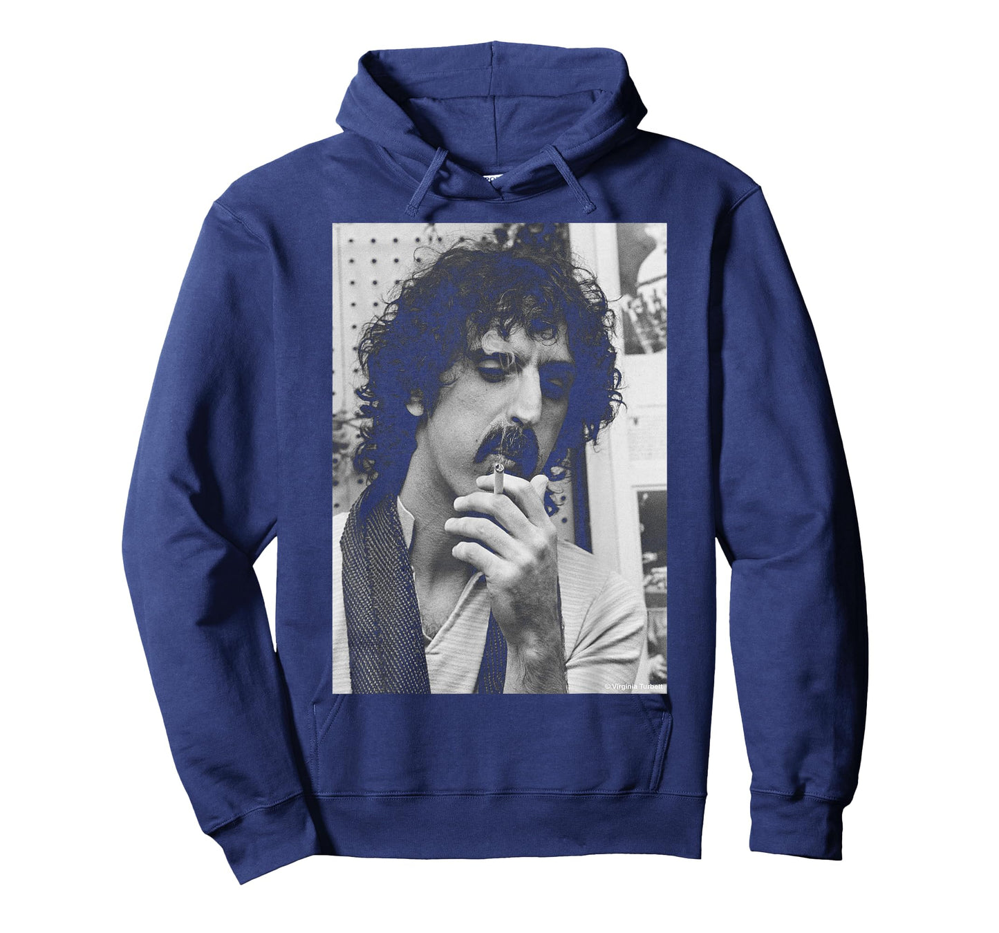 Smoking Frank Zappa by Virgina Turbett T-Shirt