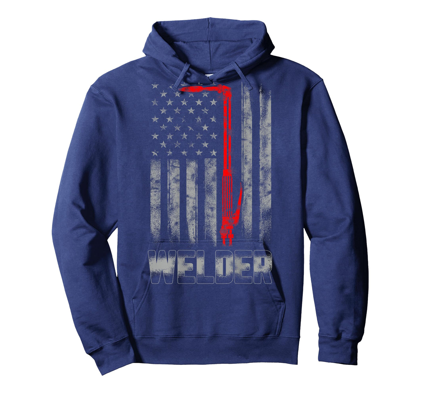 Welder Red line American Flag Shirt USA Patriotic Welder T-Shirt