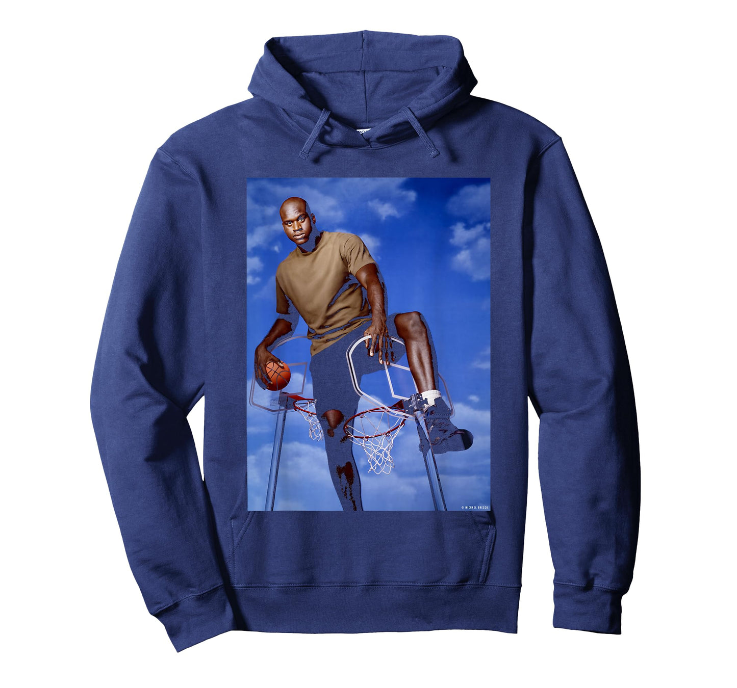 LA Lakers Basketball Shaquille O’Neal NBA by Michael Grecco T-Shirt
