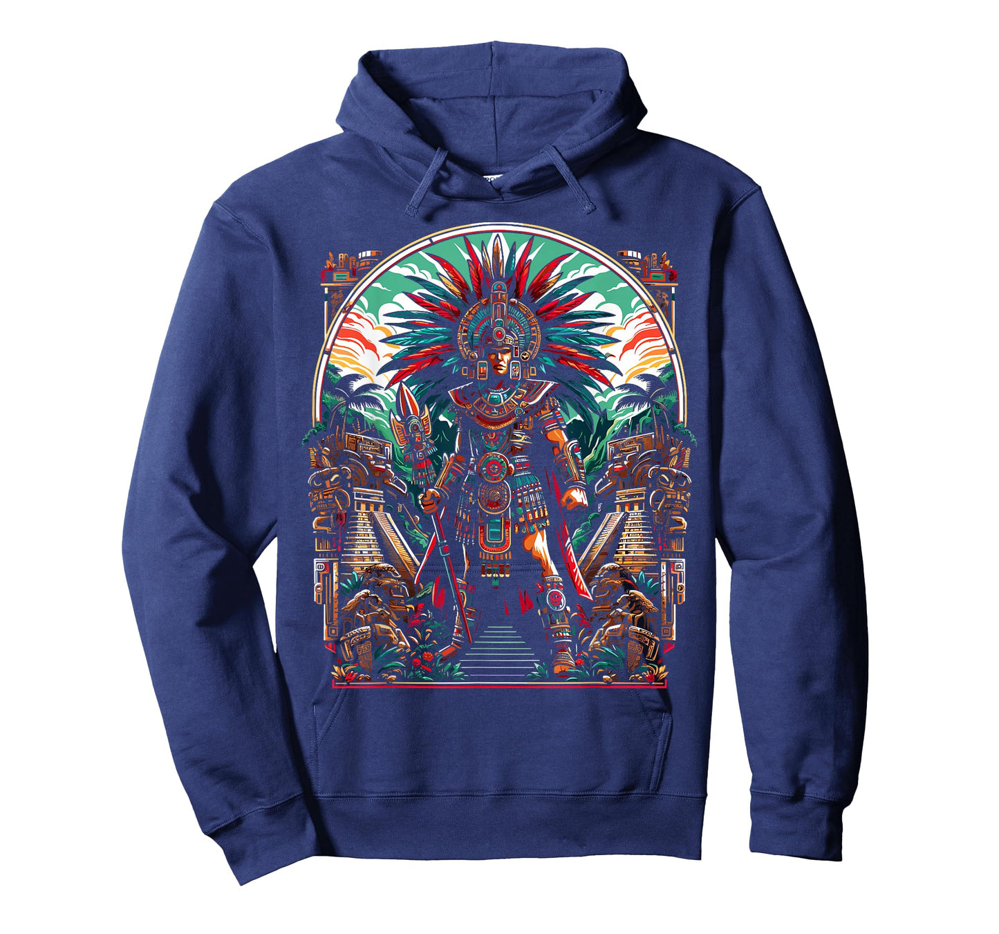 Aztec Warrior Mexico Native Mexican Aztec Civilization T-Shirt