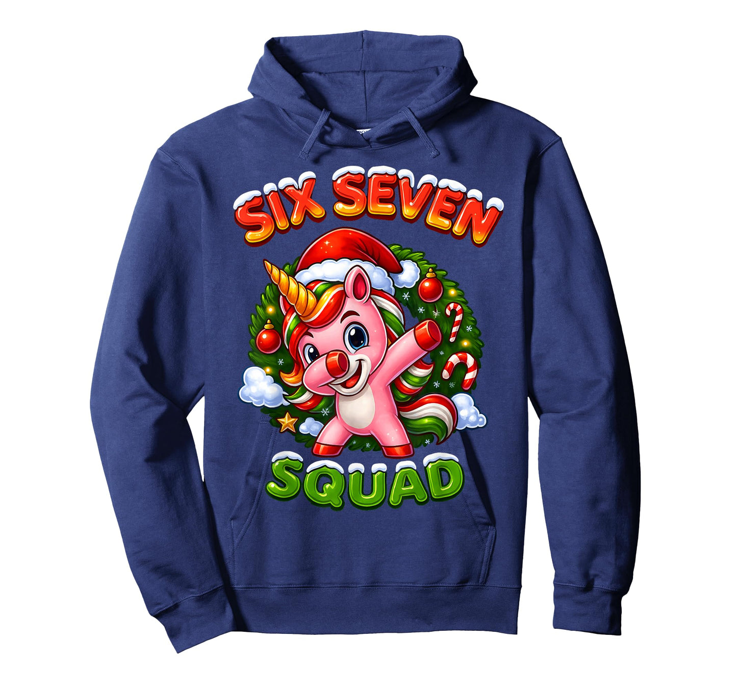 67 Unicorn Christmas Dabbing for Girls Kids 6 7 Meme Cute T-Shirt