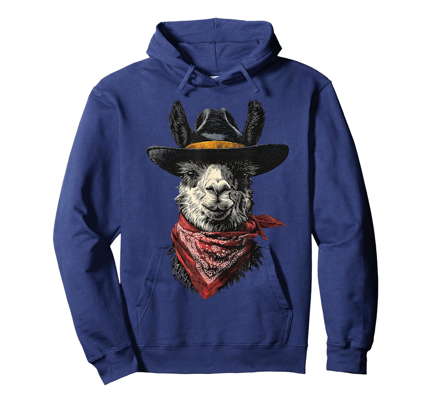 Country Cowboy Llama Vintage Rodeo Cowgirl Western Alpaca T-Shirt