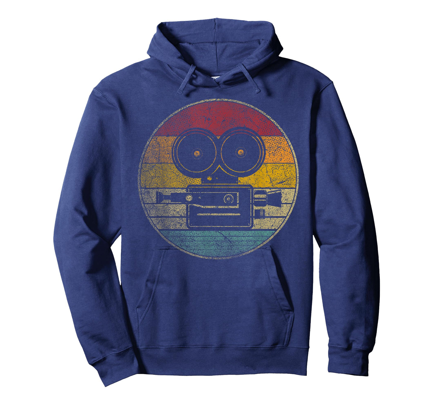 Movies Camera Motion Pictures Cinephile Vintage Retro T-Shirt