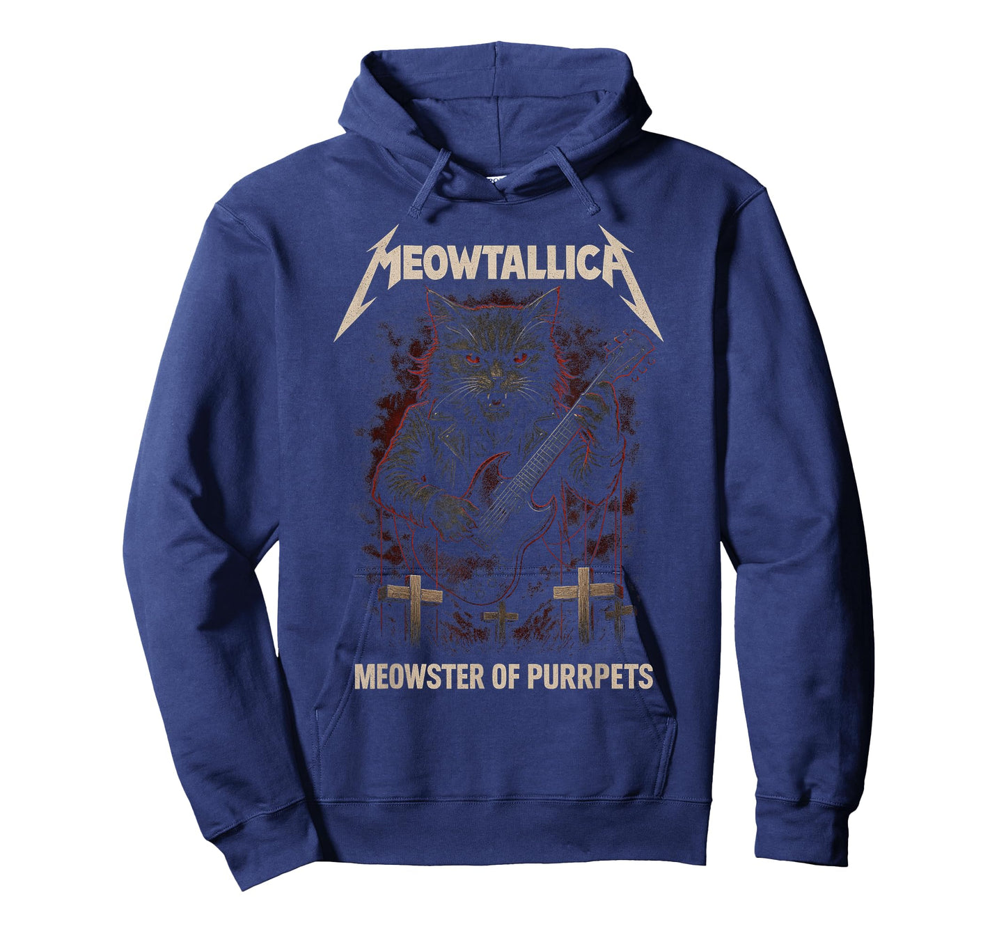 Meowtallica Meowster Of Purrpets - Funny Cat T-Shirt