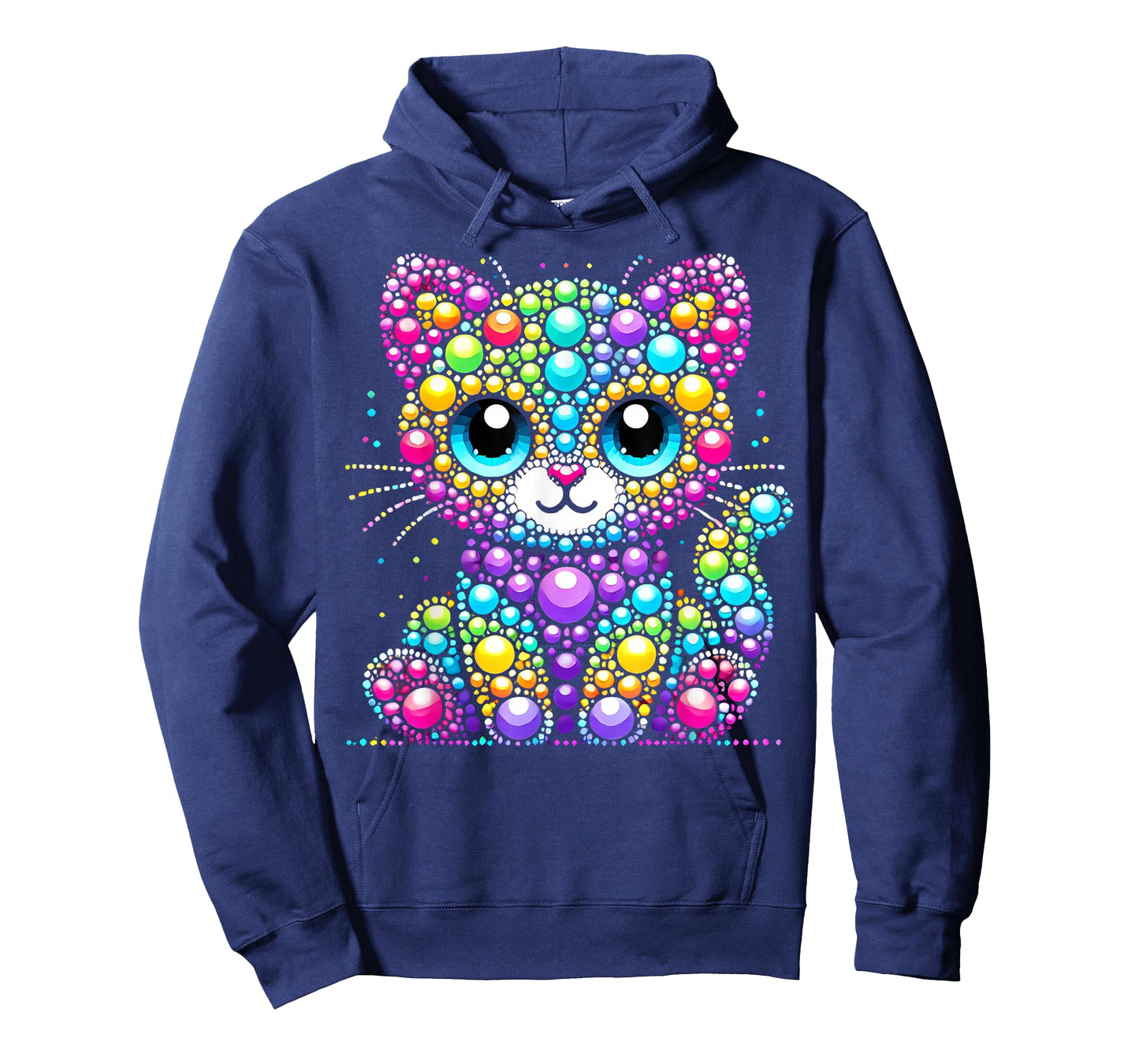 Happy Dot Day Colorful Polka Dot Cat Kitten Teachers Kids T-Shirt
