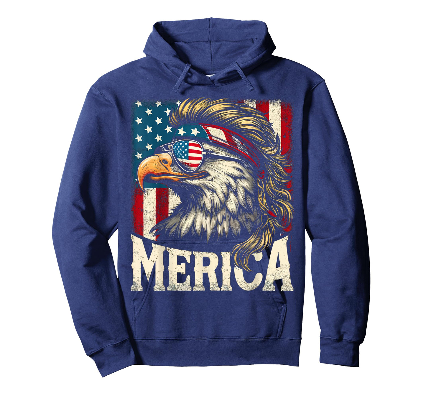4th of July Patriotic Funny Eagle July 4th USA Merica T-Shirt