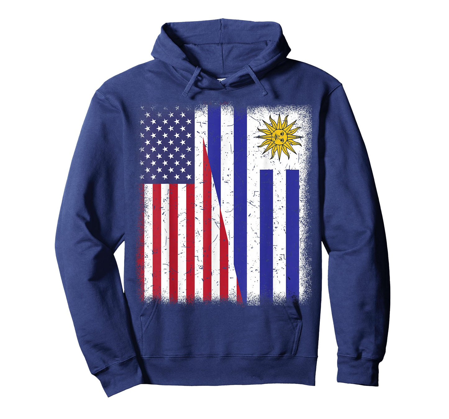 Uruguay American Flag 4th July Hispanic Heritage Uruguayan T-Shirt