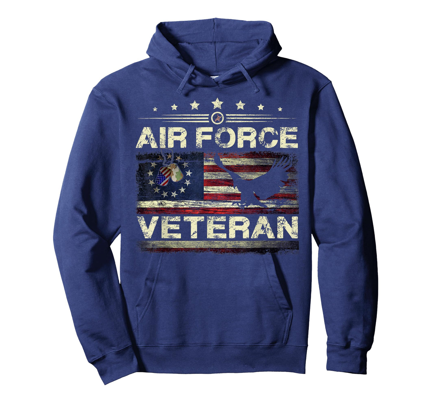 Veteran US Air Force Tshirt - American Betsy Ross Flag T-Shirt