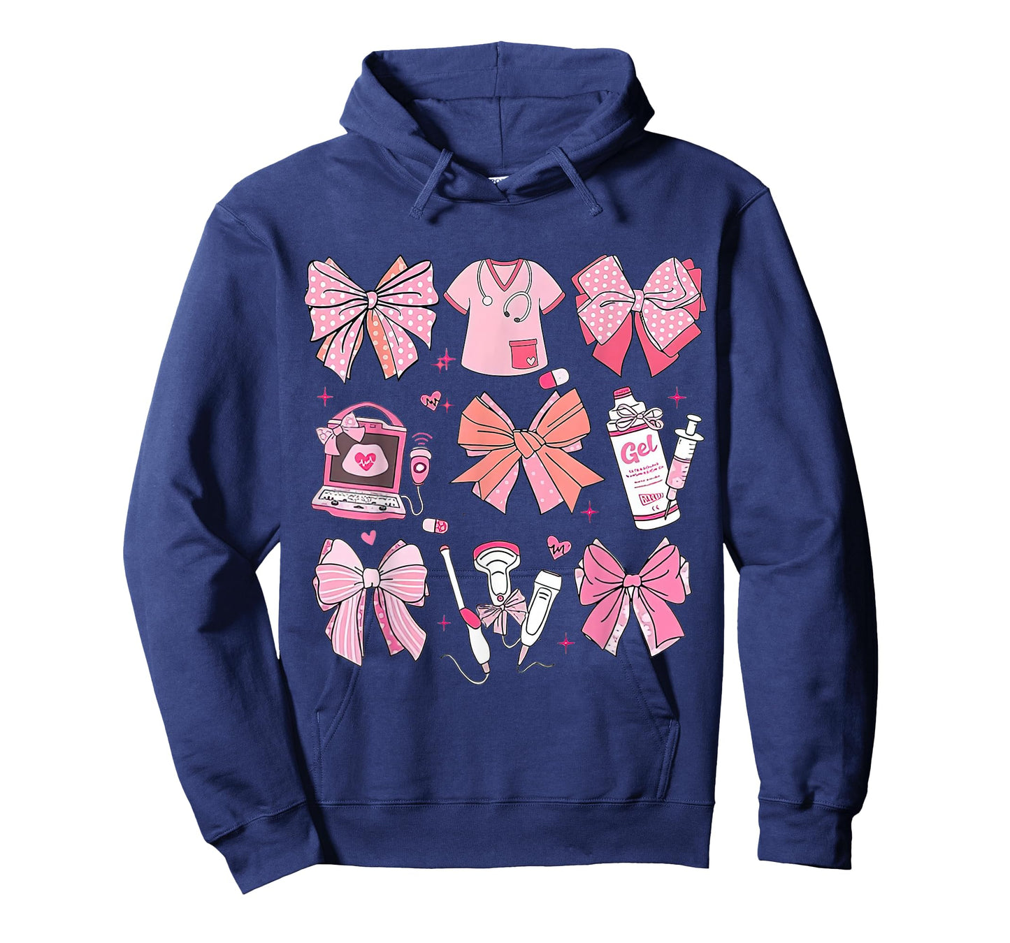 Coquette Pink Bow Ultrasound Tech Coquette T-Shirt