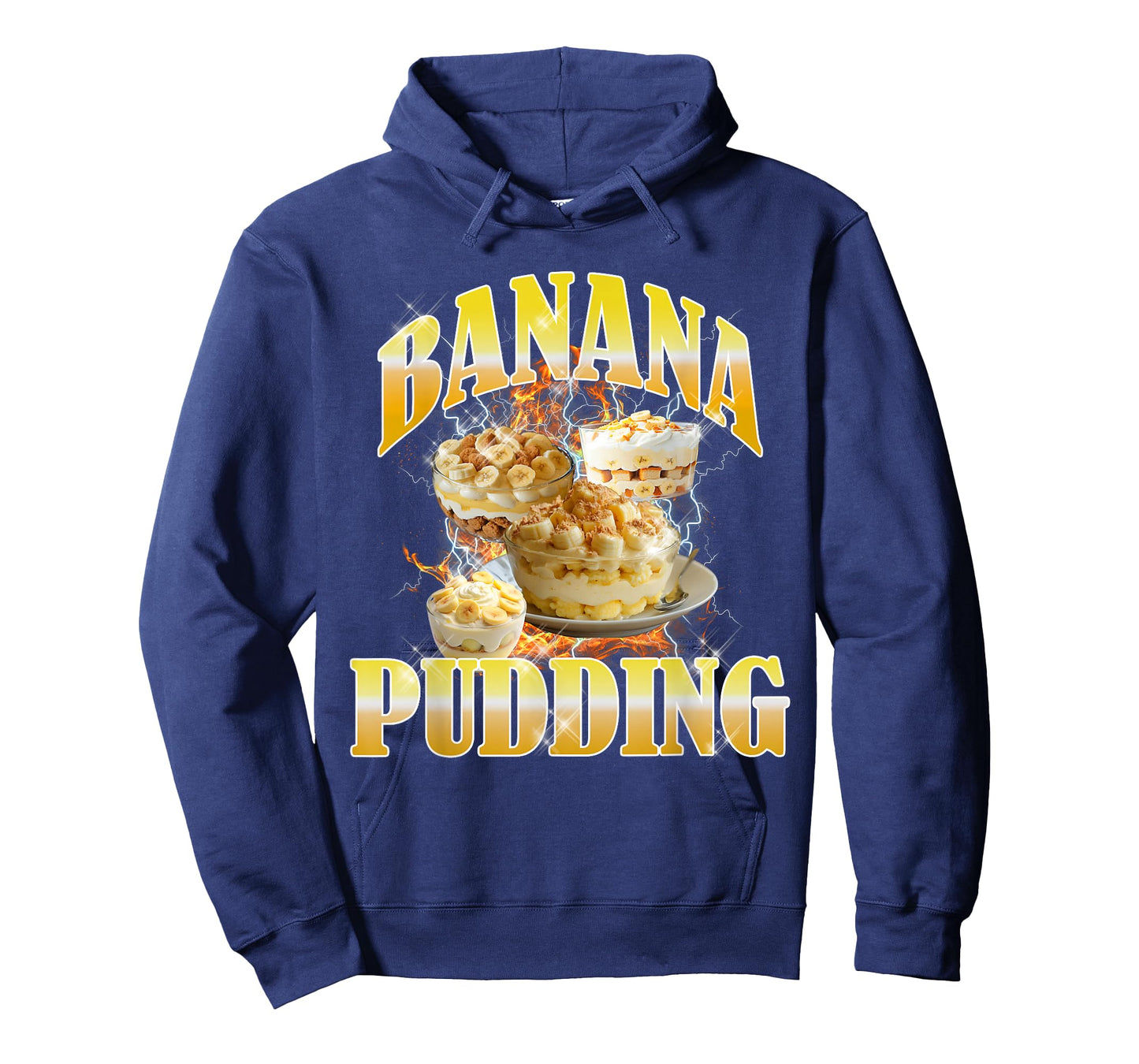Thanksgiving Banana Pudding Bootleg 90's Rap Rock Vintage T-Shirt