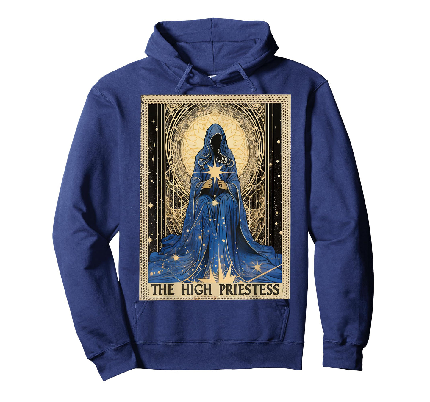 FoolsFate Women's Occult Tarot Card Priestess T-Shirt