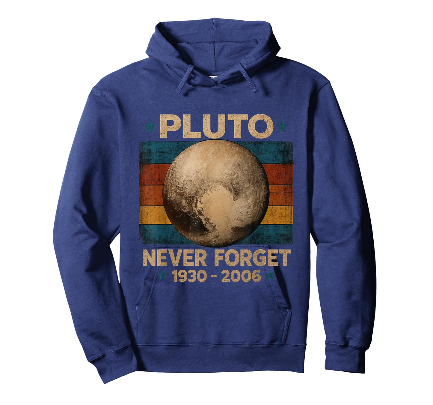 Pluto Never Forget Funny Planet Tribute Astronomy T-Shirt