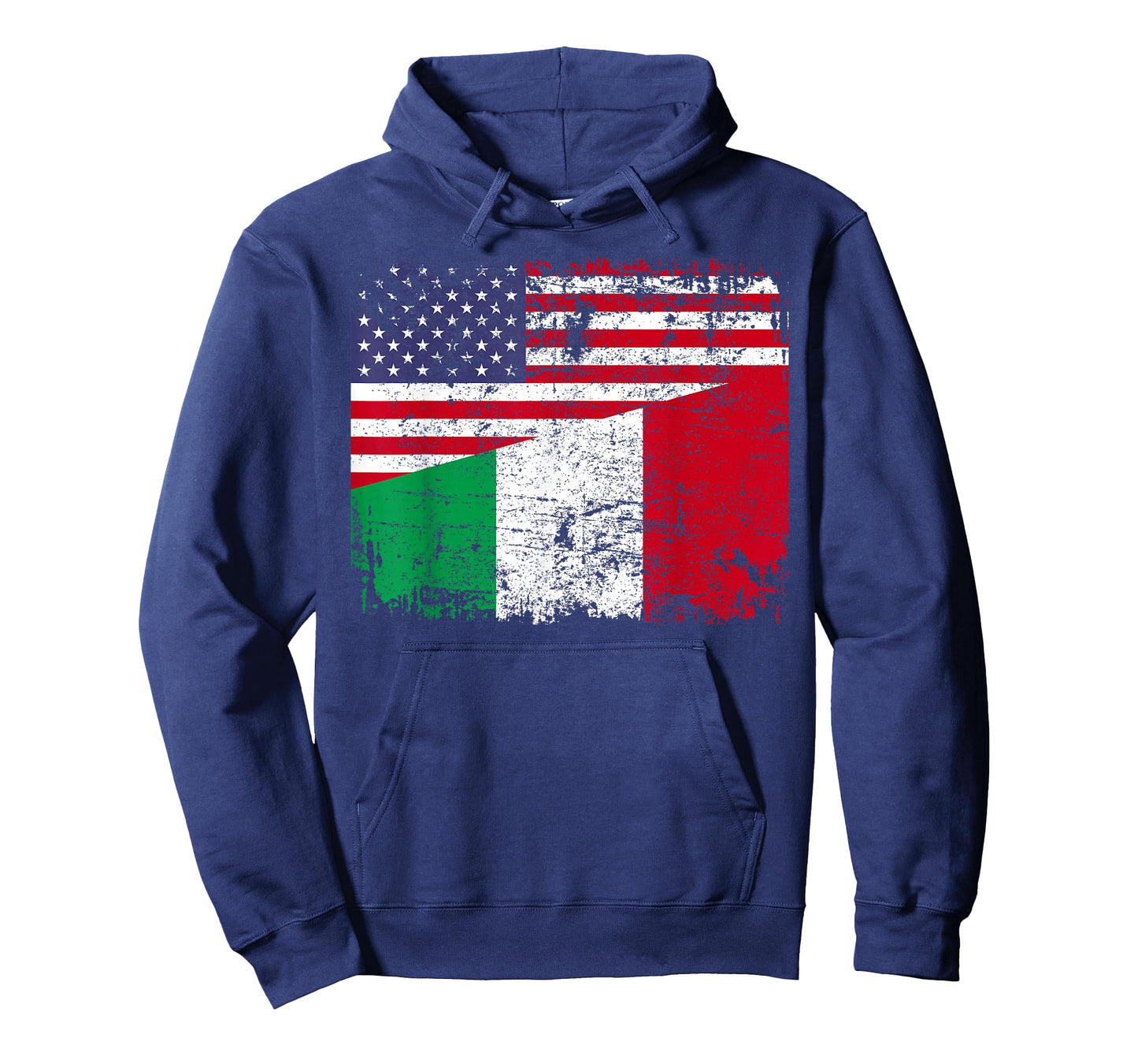 Italian Roots | Half American Flag | USA Italy Flag T-Shirt