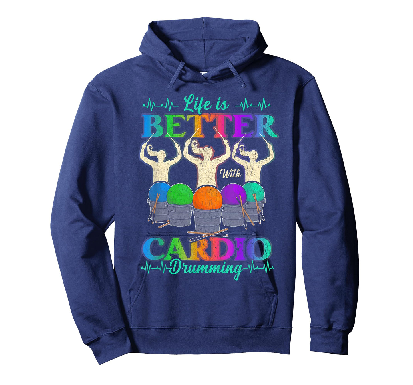 Life is Better with Cardio Drumming Fitness Workout Sport T-Shirt