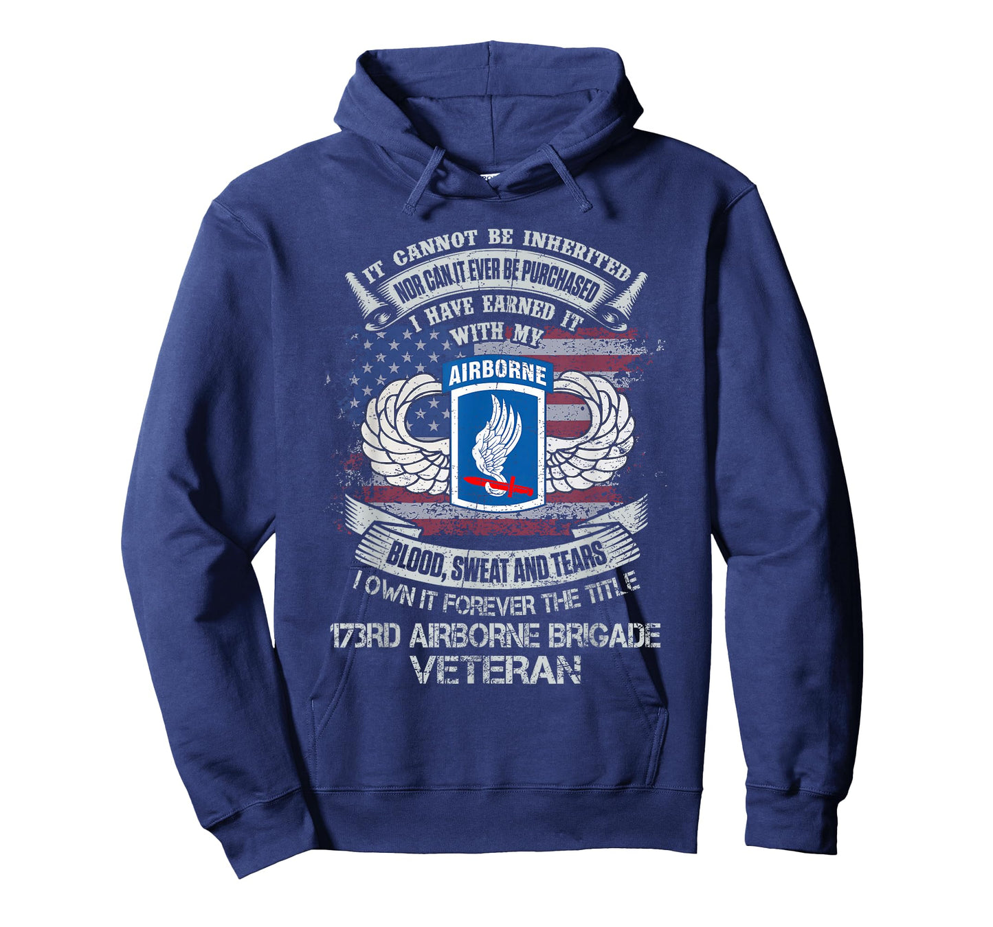 Own Forever The Title 173rd Airborne Brigade Veteran Flag US T-Shirt
