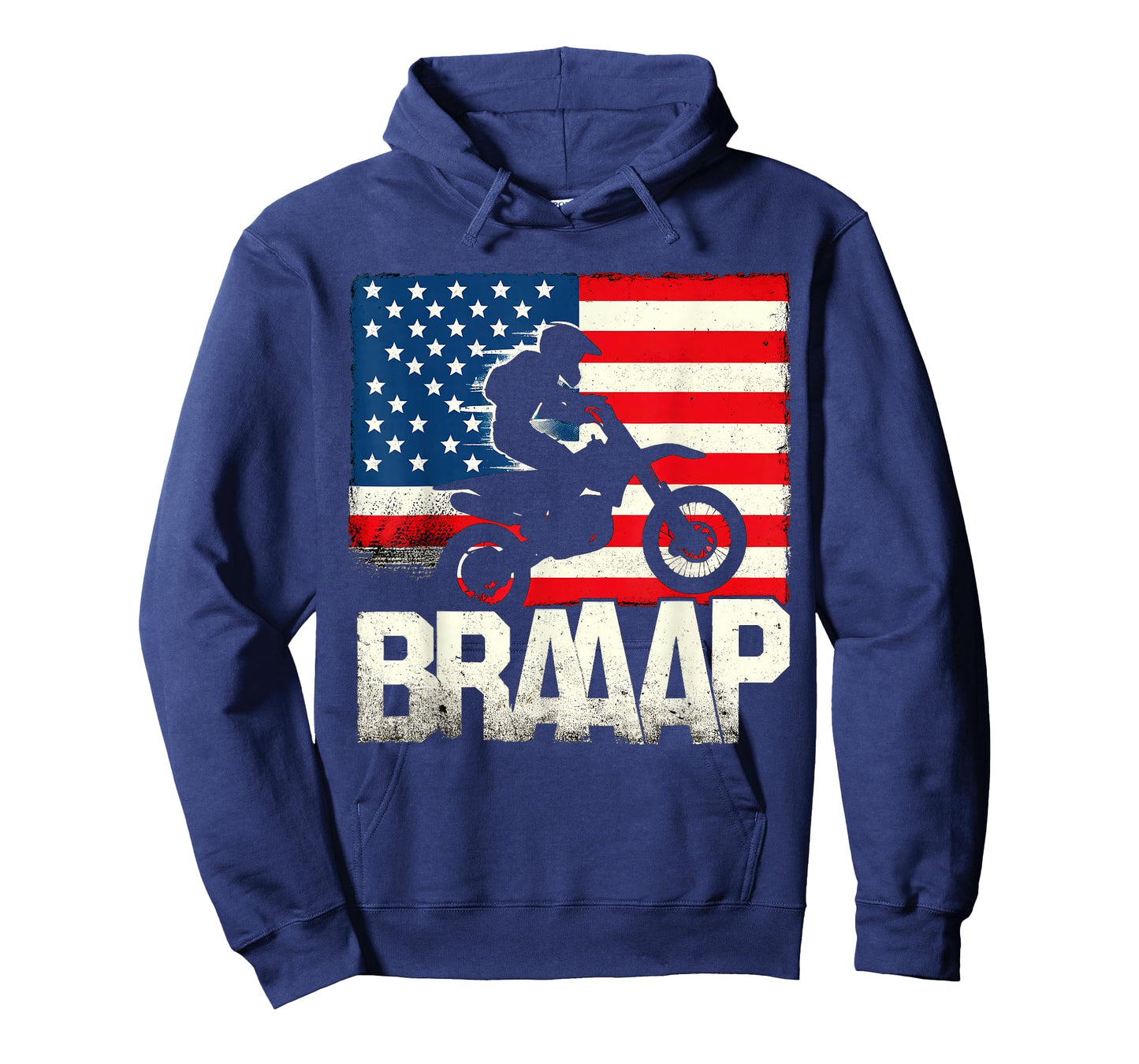 USA American Flag Motocross Rider Dirt Bike Supercross T-Shirt