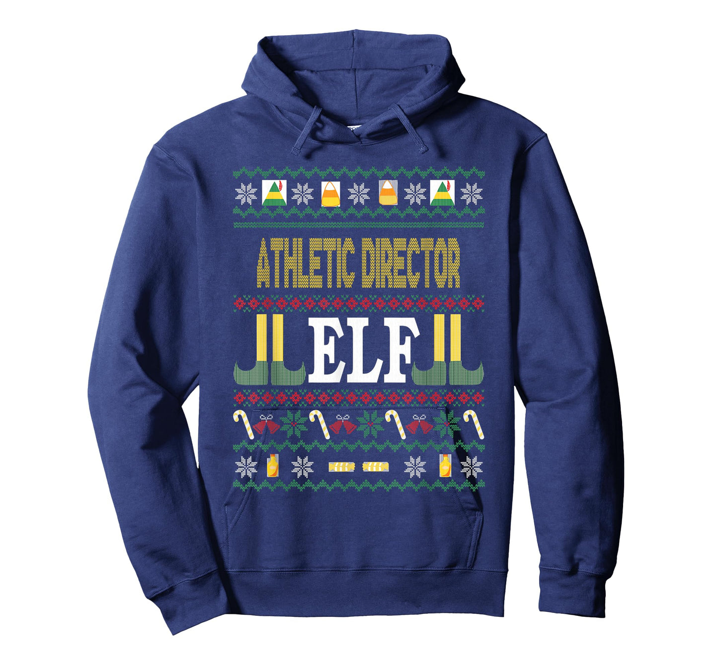 Athletic Director Elf Funny Christmas Gift T-Shirt