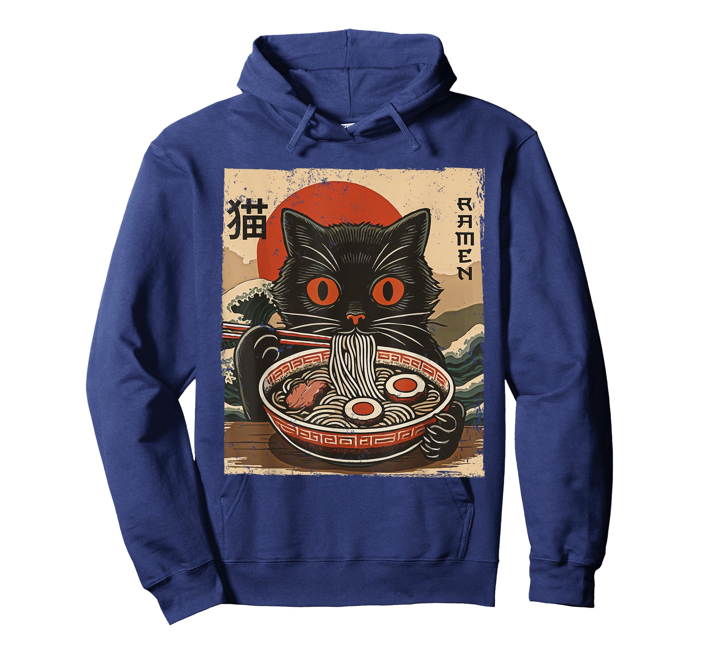 Kawaii Anime Cat Ramen Japanese Funny Graphic Tee Cat Lovers T-Shirt