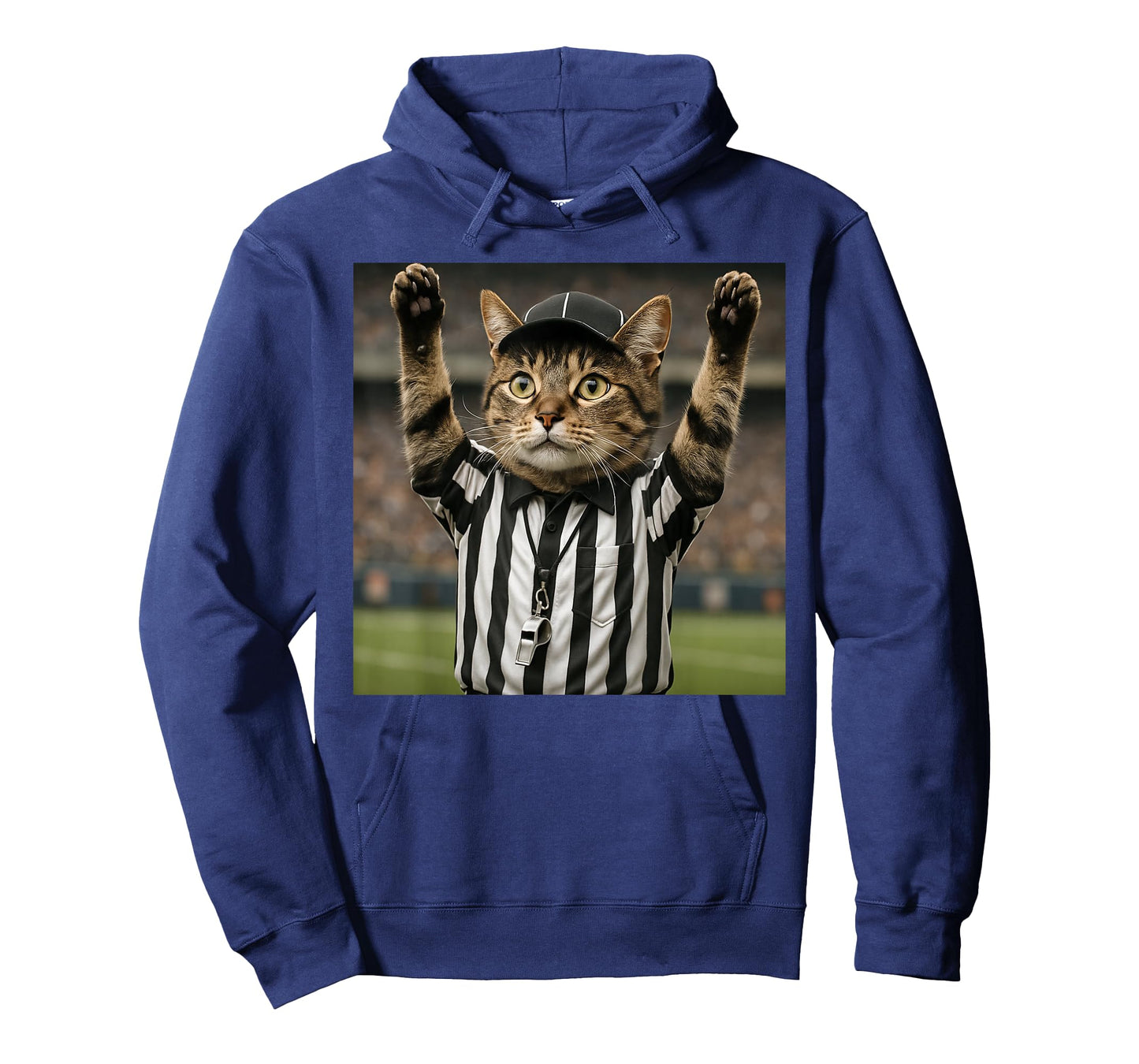 Funny Cat Referee Football Sports Meme T-Shirt