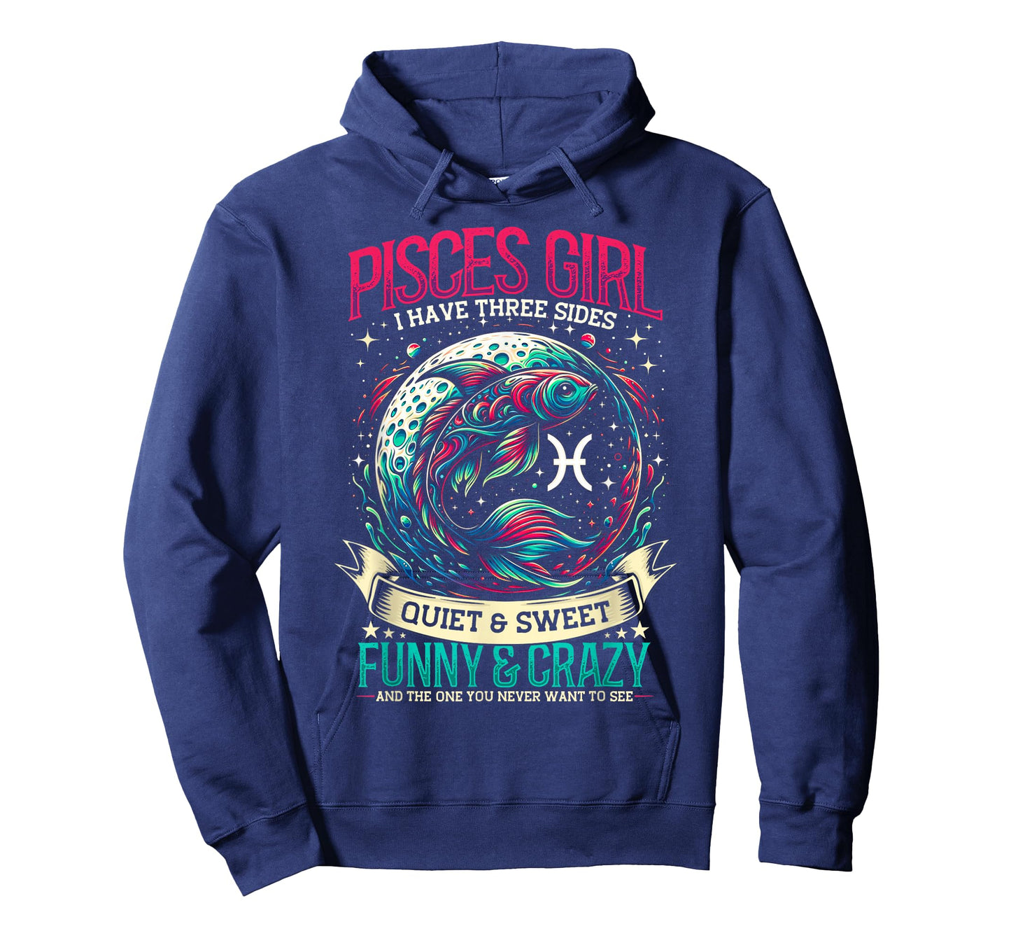 Pisces Zodiac Sign Moon Astrology Star Sign, Pisces Girl T-Shirt