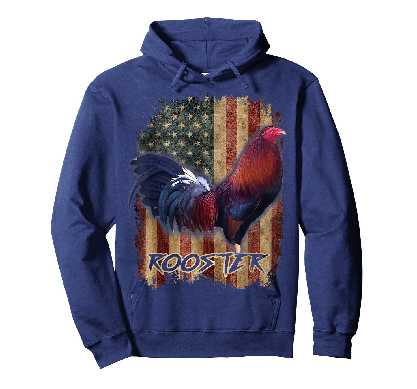 Rooster Shirt Cock Fight US Flag T-Shirt