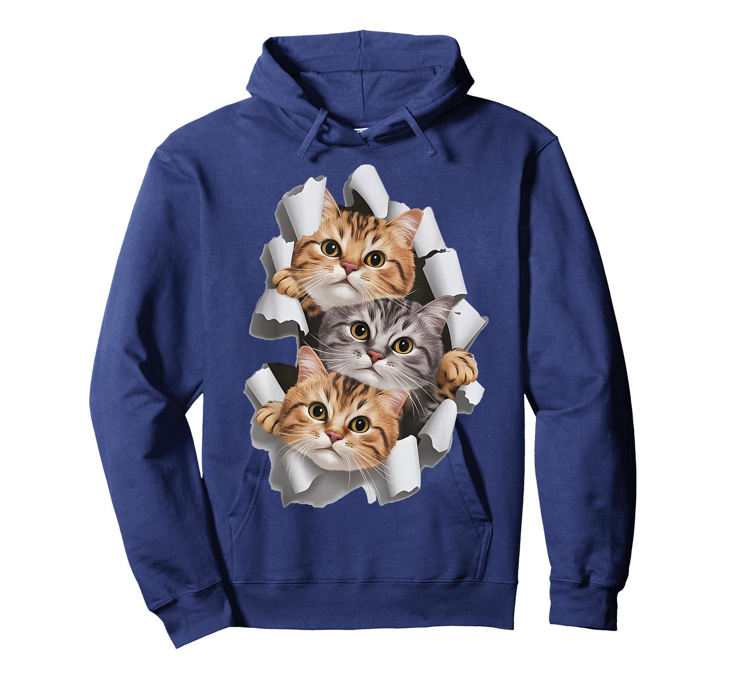 Cat Shirt, Cat Tshirt, Cat Torn Cloth Shirt, Kitten,Kitty T-Shirt