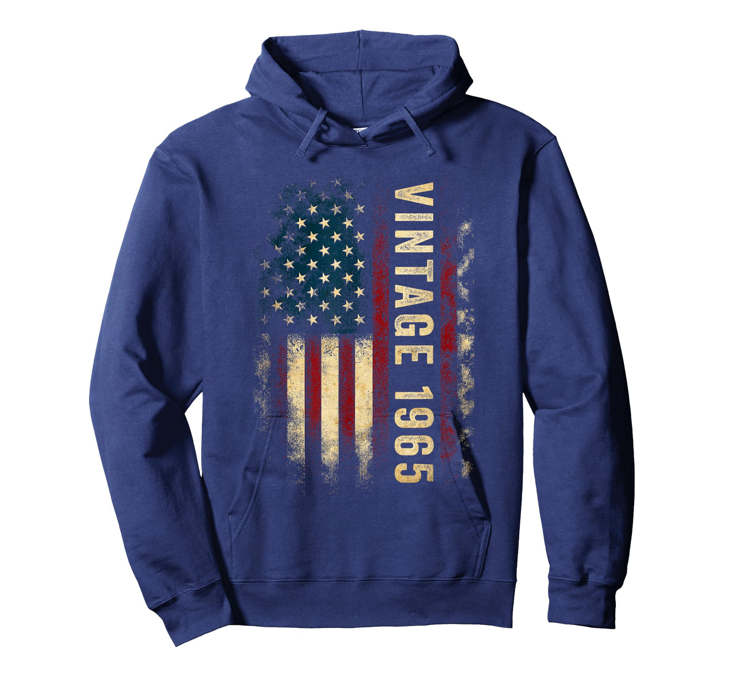 Vintage 1965 60 Year Old American Flag 60th Birthday Party T-Shirt
