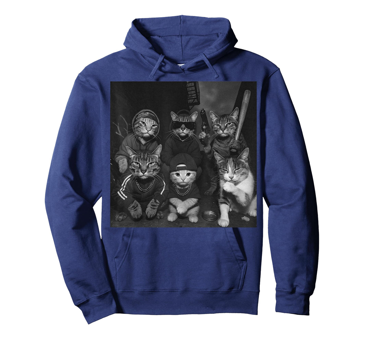 Gangster Cats Vintage Funny Kitty Gang Meme T-Shirt